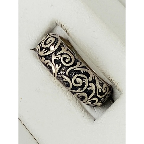 Carolyn Pollack RELIOS Sterling Swirl Design Band Ring - Picture 1 of 7
